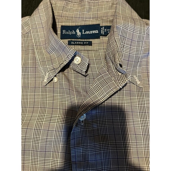 Ralph Lauren Classic‎ Fit Plaid Button Down Shirt Long Sleeve - Picture 2 of 7
